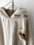 画像4: MARCHE' DE SOEUR／Ａラインフードワンピース・生成り (4)