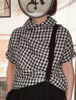 画像5: Reliure／丸襟ブラウス・gingham check (5)