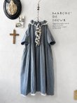 画像1: MARCHE' DE SOEUR／フローフリルワンピース・ブルー (1)
