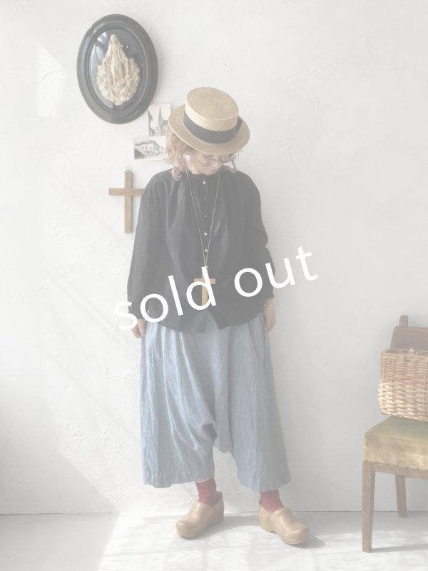 画像10: MARCHE' DE SOEUR／バギーパンツ・ブルー (10)