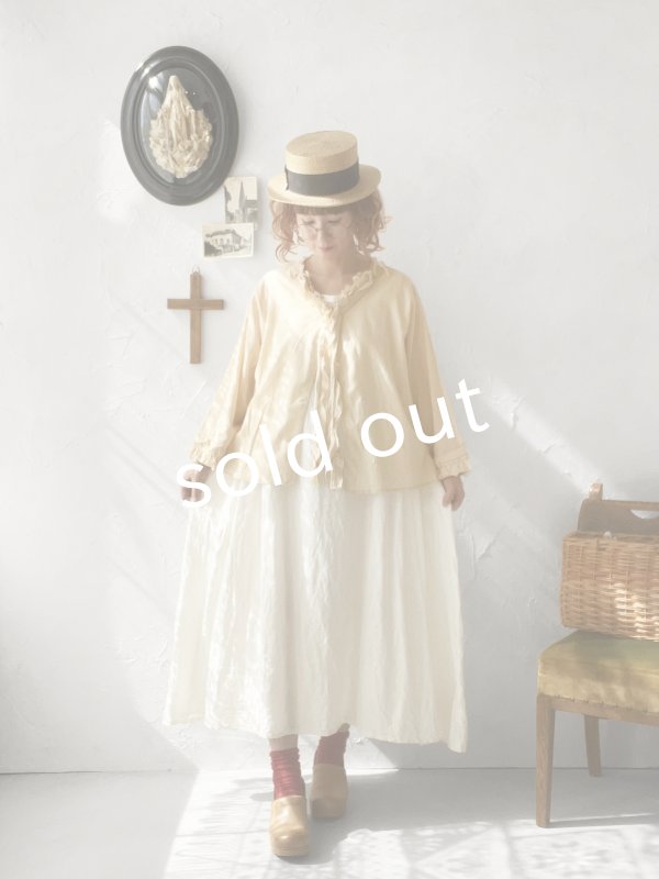 画像11: SO／カーブフリルブラウス・オフ (11)