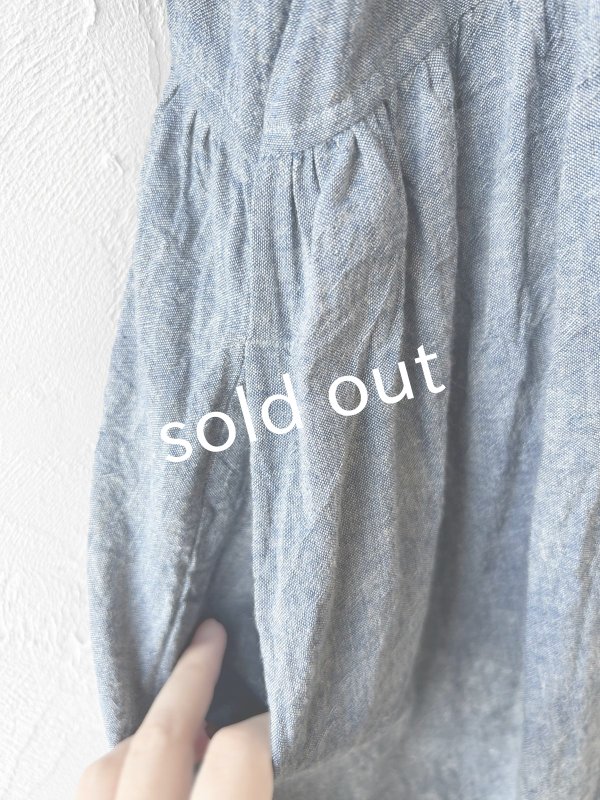 画像9: MARCHE' DE SOEUR／フローフリルワンピース・ブルー (9)