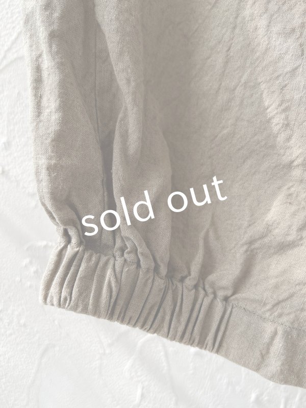 画像3: Libera&Capricciosa／ワイドギャザーサルエルパンツ・オリーブ (3)