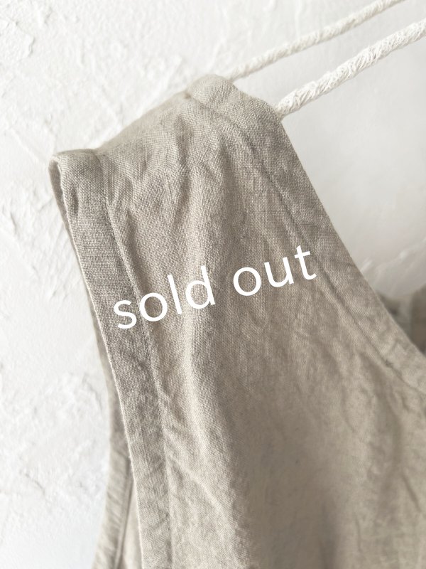 画像8: Libera&Capricciosa／２wayリネンベスト・黒 (8)