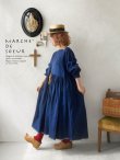 画像1: MARCHE' DE SOEUR／ギャザーワンピース・インディゴ染め (1)