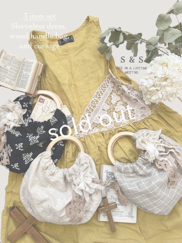 画像2: 【3】shizuka's＆MARCHE３点セット・ミモザ (2)