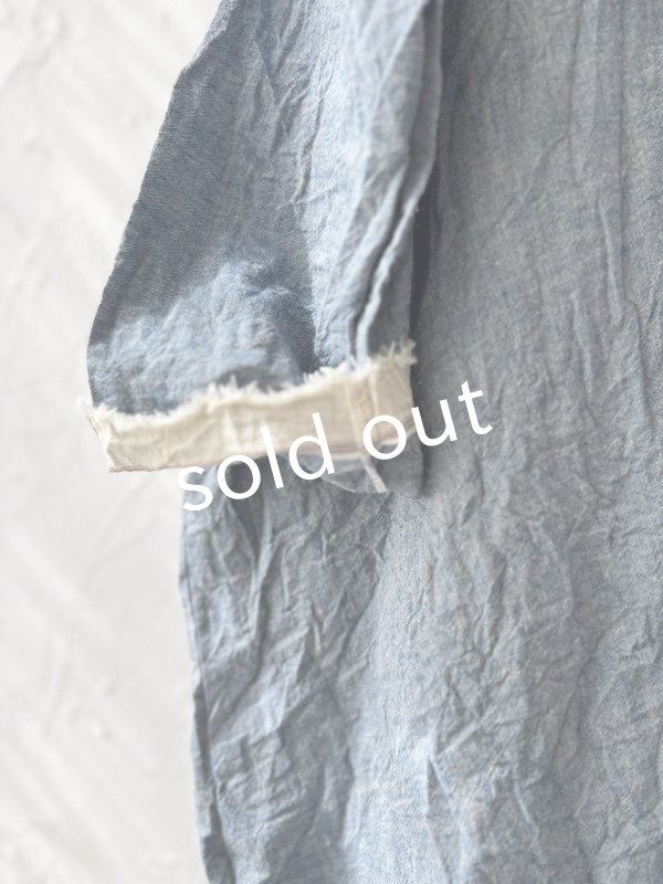 画像4: MARCHE' DE SOEUR／ワイドチュニック・ブルー (4)