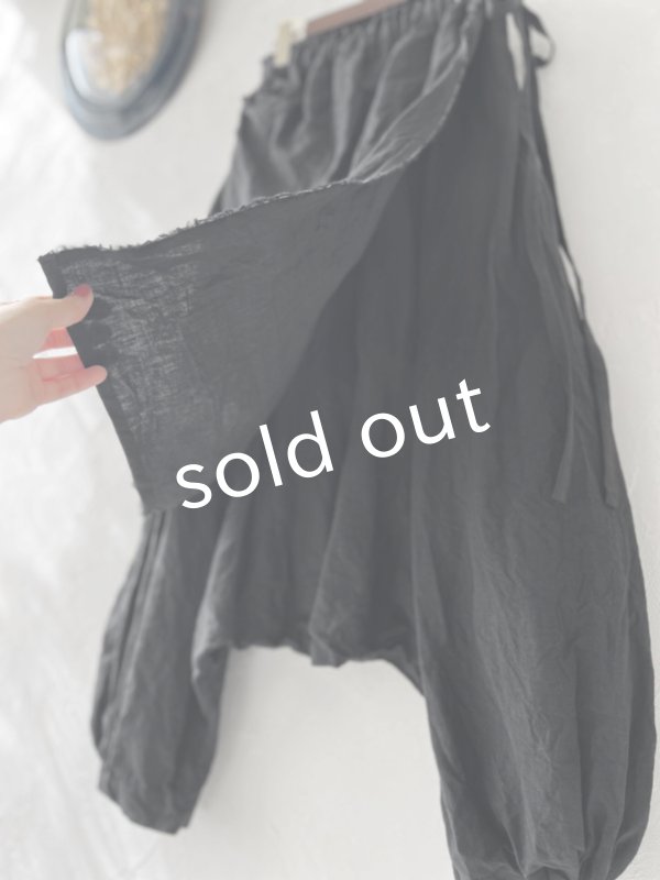 画像4: MARCHE' DE SOEUR/ タブリエパンツ・黒 (4)