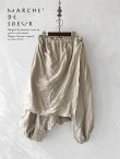 画像1: MARCHE' DE SOEUR／タブリエパンツ・生成り (1)