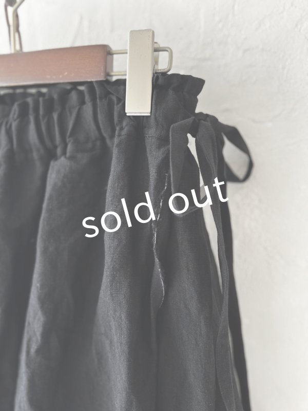 画像2: MARCHE' DE SOEUR/ タブリエパンツ・黒 (2)