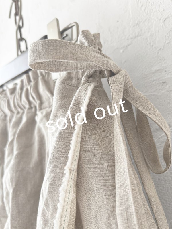 画像3: MARCHE' DE SOEUR／タブリエパンツ・生成り (3)