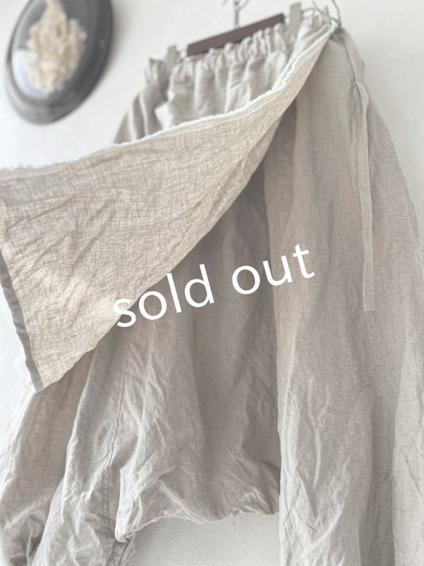 画像4: MARCHE' DE SOEUR／タブリエパンツ・生成り (4)