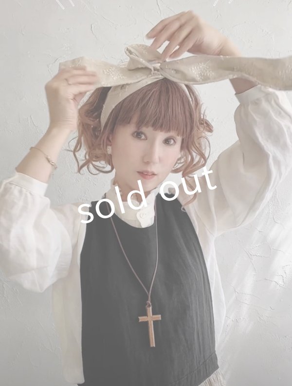 画像7: MARCHE' DE SOEUR／刺繍のワイヤーターバン (7)