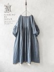 画像1: MARCHE' DE SOEUR／パフ袖ワンピース・ブルー (1)