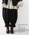 画像1: MARCHE' DE SOEUR／ミュゲットパンツ・黒 (1)
