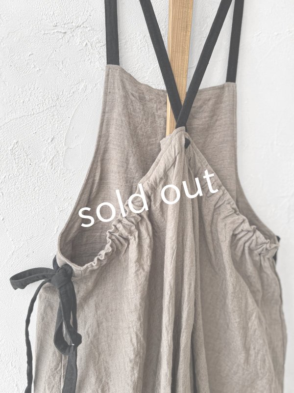 画像7: MARCHE' DE SOEUR／種蒔のエプロン・セピア (7)