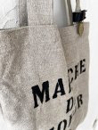 画像4: MARCHE' DE SOEUR／アンティークタグ付きトート・リトアニアリネン (4)