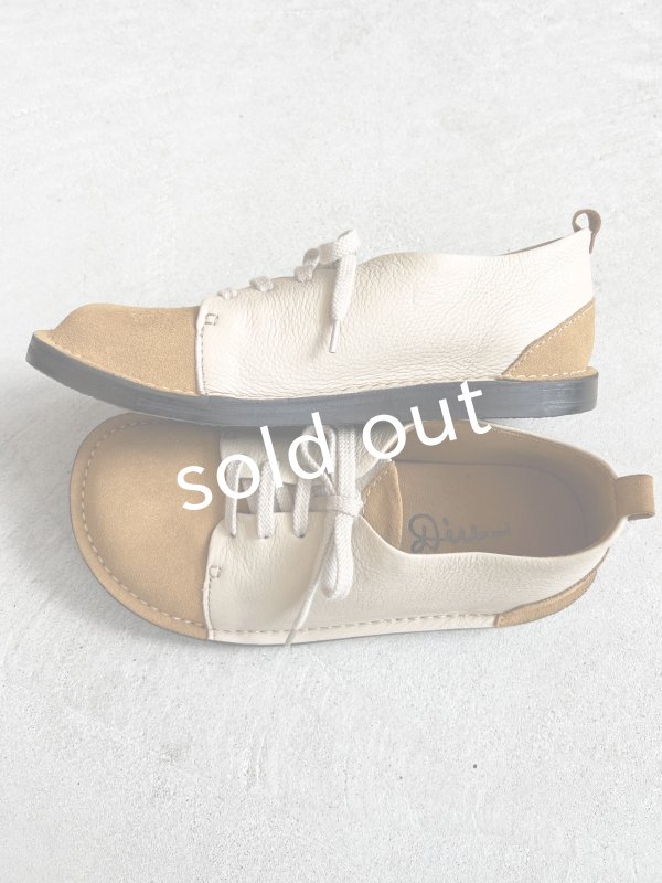 画像3: Diu／本革フレジアシューズ・ベージュ (3)