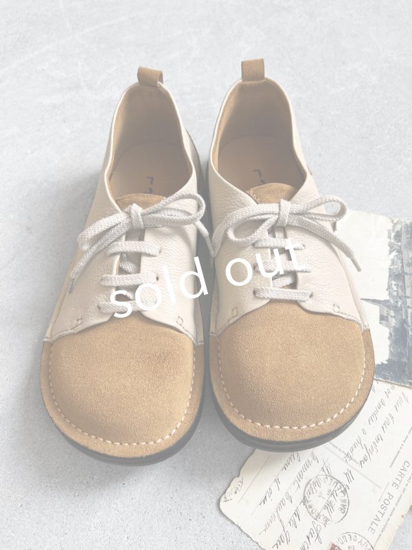 画像2: Diu／本革フレジアシューズ・ベージュ (2)