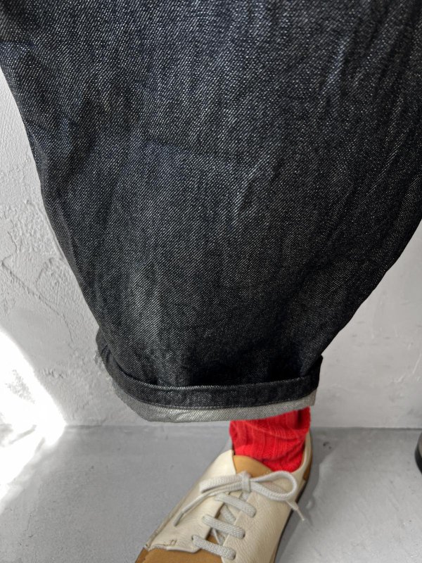 画像5: seasew.／507 デニムコクーンパンツ・チャコール (5)