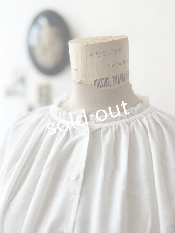 画像2: SO／フリル襟ブラウス・オフ (2)