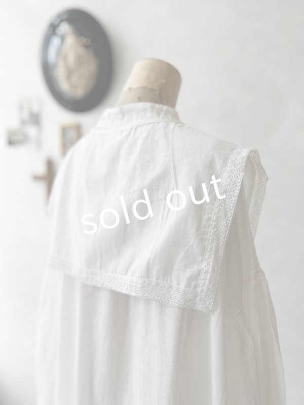 画像5: SO／ティペット付きギャザーワンピース・オフ (5)