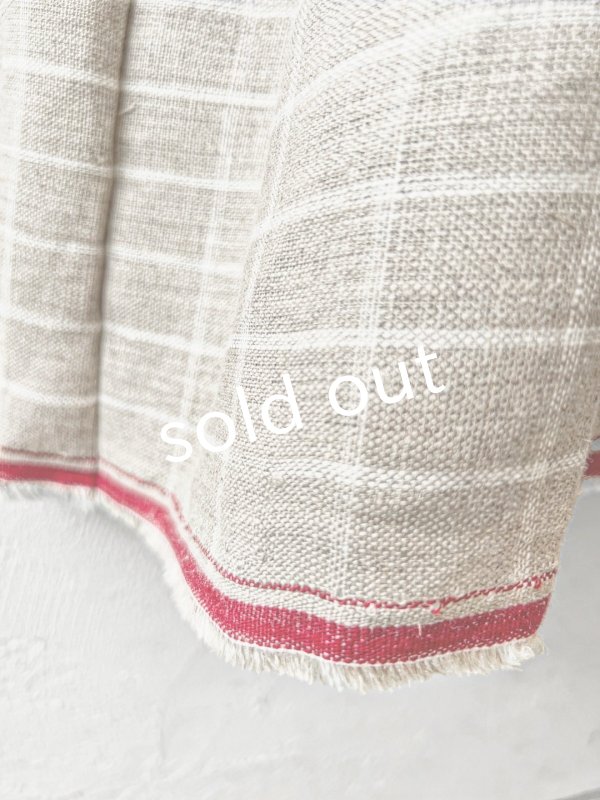 画像3: MARCHE' DE SOEUR／ギャザーワンピース・赤耳ウィンドウペン (3)