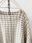 画像7: MARCHE' DE SOEUR／ギャザーワンピース・赤耳ギンガムチェック (7)