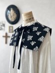 画像2: MARCHE' DE SOEUR／タッセルティペット・黒刺繍 (2)