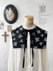 画像1: MARCHE' DE SOEUR／タッセルティペット・黒刺繍 (1)