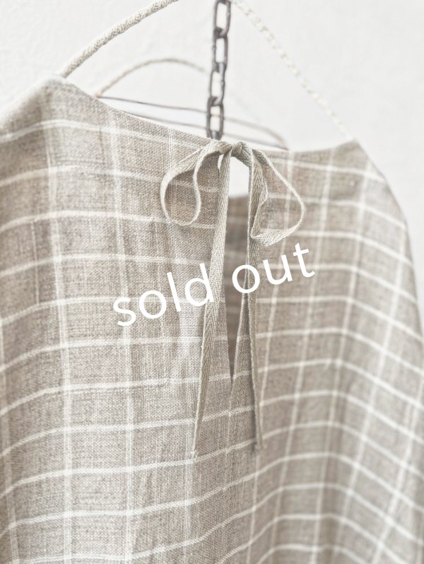 画像9: MARCHE' DE SOEUR／ギャザーワンピース・赤耳ウィンドウペン (9)