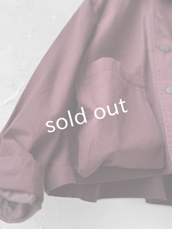 画像6: 【SALE】SO／マチポケットショートジャケット・チョコブラウン (6)