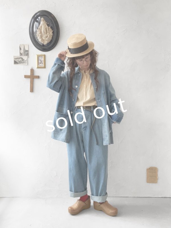 画像12: SO／デニムワークジャケット  ・インディゴ (12)