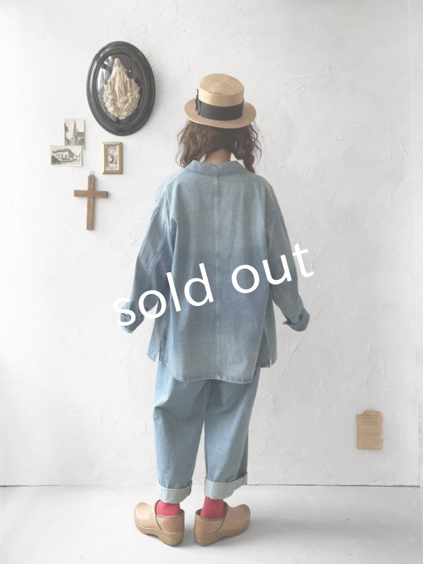 画像14: SO／デニムワークジャケット  ・インディゴ (14)