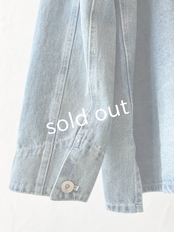 画像12: SO／ポケットデニムジャケット  ・ブルー (12)