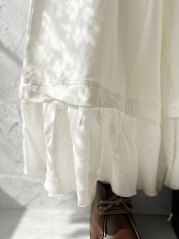 画像2: SO/裁ち切りフリルイージーパンツ・オフ (2)