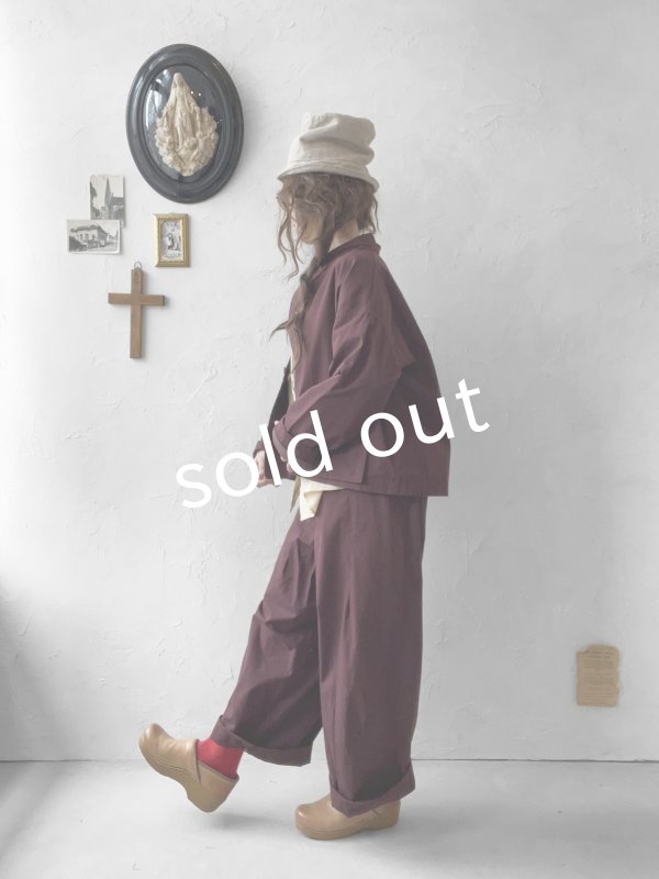 画像9: SO/ワイドパンツ・チョコブラウン (9)