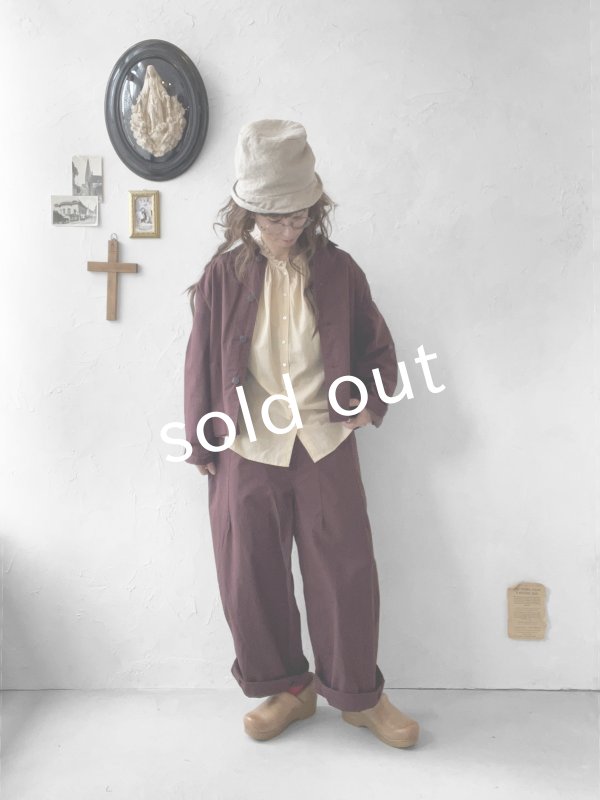 画像8: SO/ワイドパンツ・チョコブラウン (8)