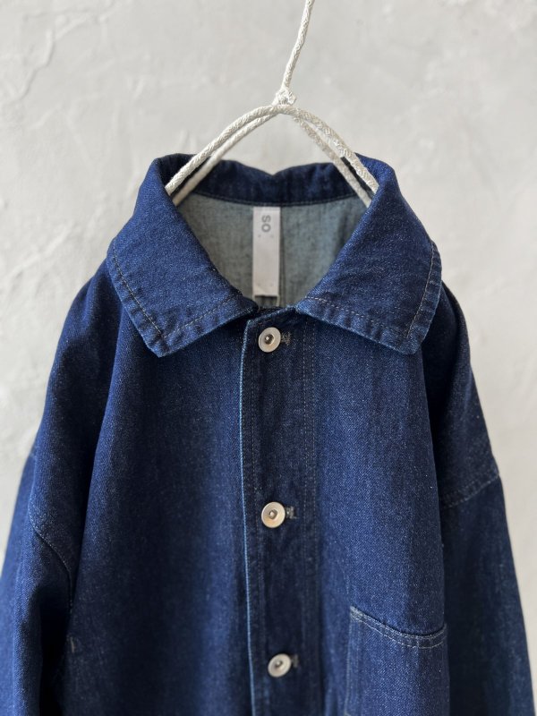 画像2: SO／デニムワークジャケット  ・インディゴ (2)