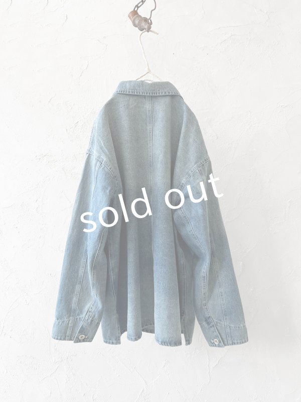 画像10: SO／ポケットデニムジャケット  ・ブルー (10)