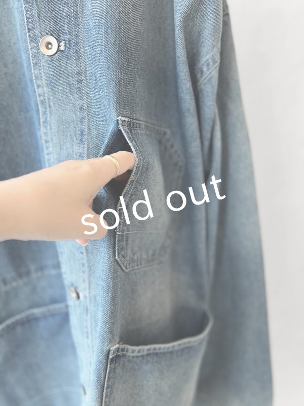 画像9: SO／デニムワークジャケット  ・インディゴ (9)