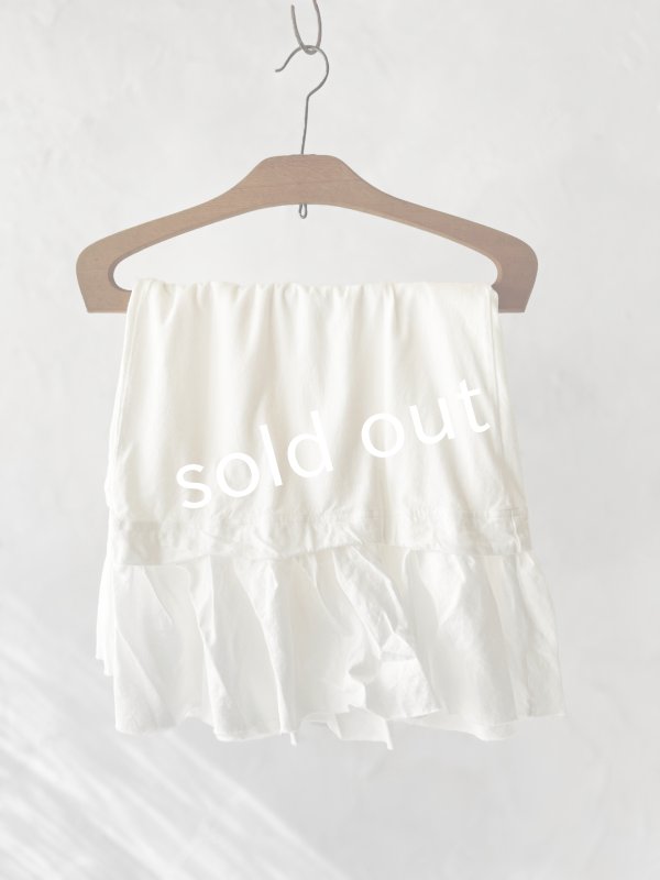 画像6: SO／裁ち切りフリルイージーパンツ・オフ (6)