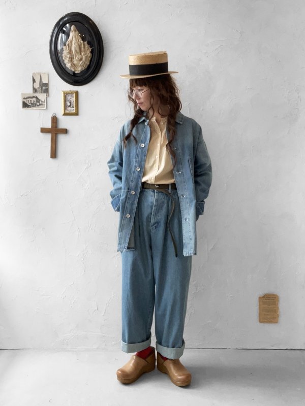 画像11: SO／デニムワークジャケット  ・インディゴ (11)