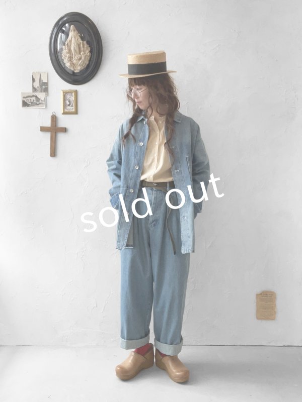 画像11: SO／デニムワークジャケット  ・インディゴ (11)