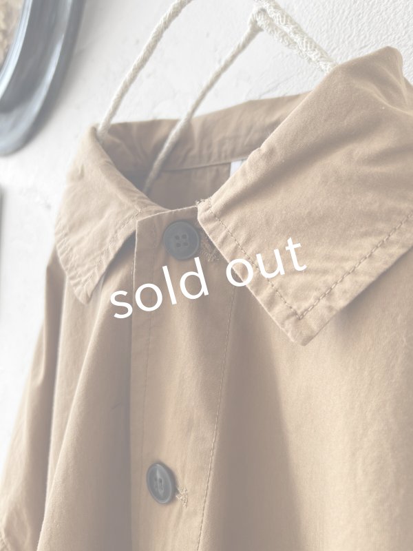 画像8: 【SALE】SO／マチポケットショートジャケット・キャメルベージュ (8)