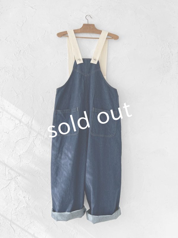 画像7: SO/デニムサロペット ・インディゴ (7)