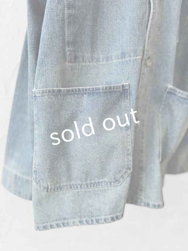 画像6: SO／ポケットデニムジャケット  ・ブルー (6)