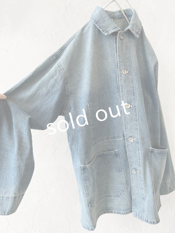 画像7: SO／ポケットデニムジャケット  ・ブルー (7)