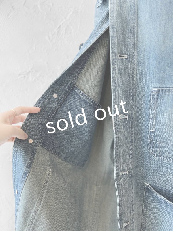 画像10: SO／デニムワークジャケット  ・インディゴ (10)