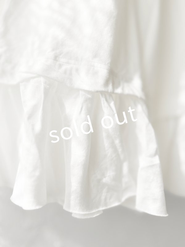 画像4: SO／裁ち切りフリルイージーパンツ・オフ (4)